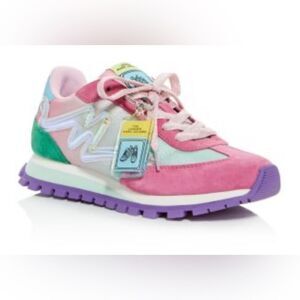 Marc Jacobs The Jogger Colorful Pink and Purple Sneakers! NWOT!Perfect condition